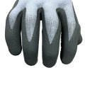 Palm recubierta con puntos de alto agarre de los puntos de trabajo anti-abrasión Guantes de nitrilo micro-foam nylon/spandex Knit 13 calibre de espuma de calibre